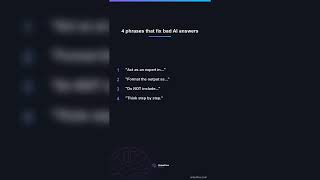 4 phrases that fix bad AI answers