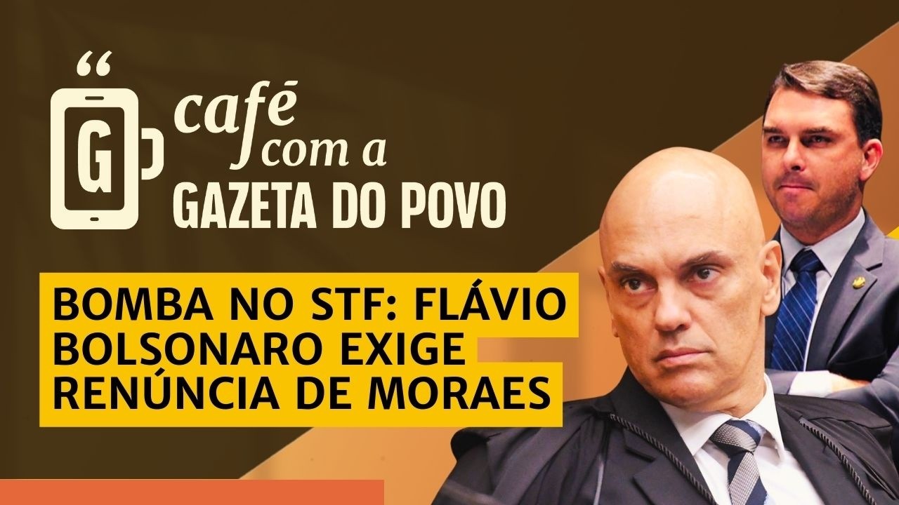 🔴 AO VIVO: Flávio Bolsonaro pede impeachment de Moraes após mensagens de Vorcaro / CAFÉ COM A GAZETA