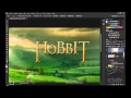 Tutorial photoshop texto Hobbit