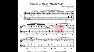 Chopin - Waltz In Db Major Op. 64 No. 1 Minute Waltz