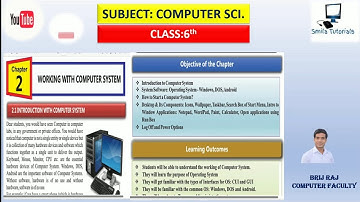 Class:6th Ch:2 Working with Computer System(Revision of Complete Chapter)2025-26