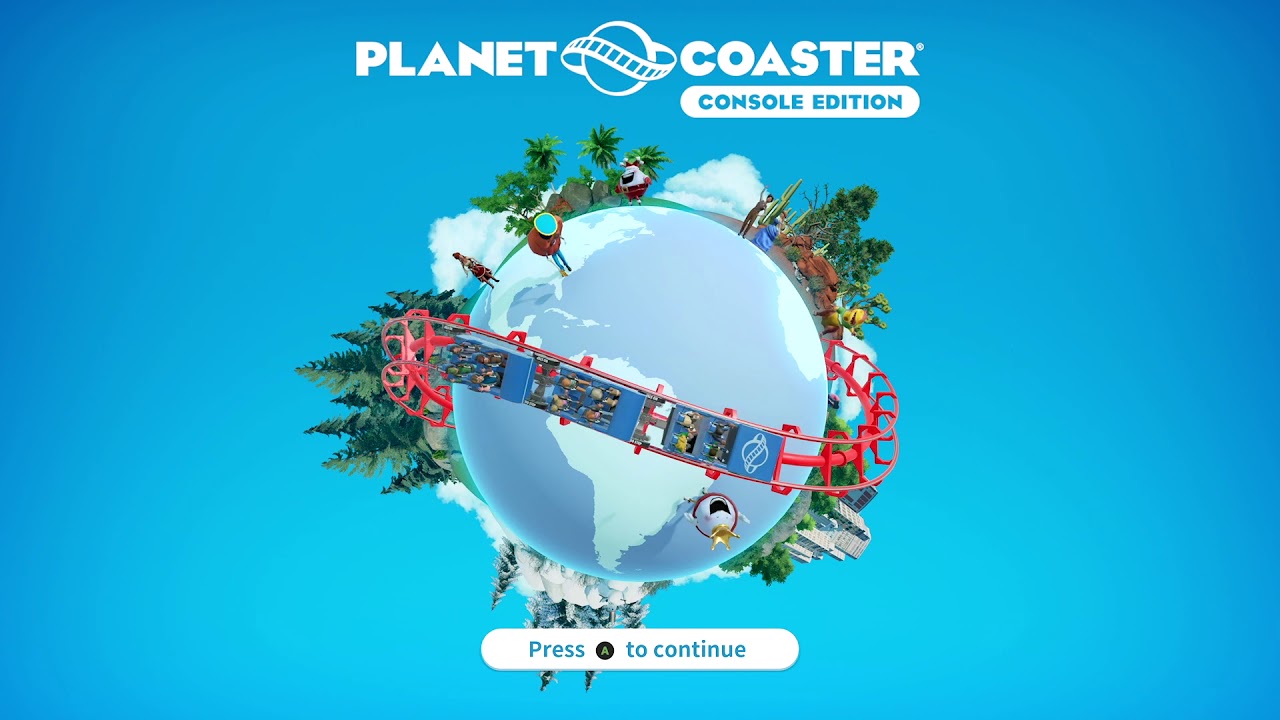 Planet Coaster: Console Edition Title Screen (PS4, PS5, Xbox One, Xbox Series X/S)