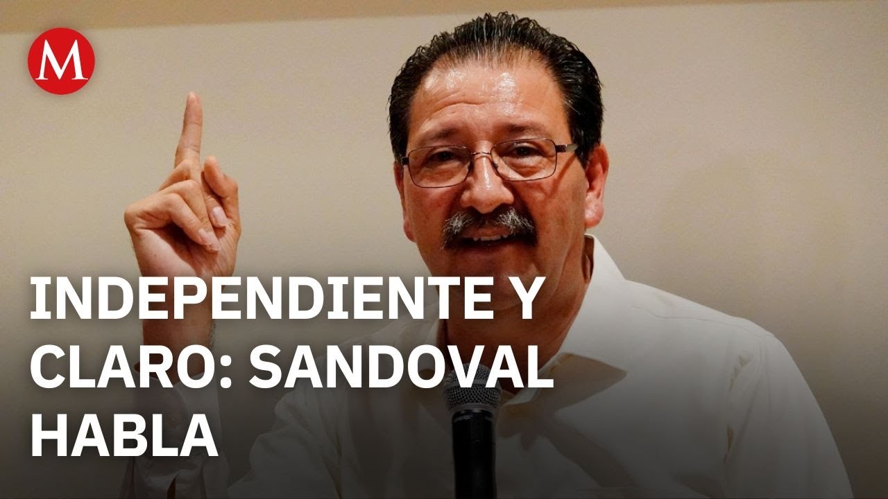 Reginaldo Sandoval afirma ser independiente y revela su postura ante la reforma electoral