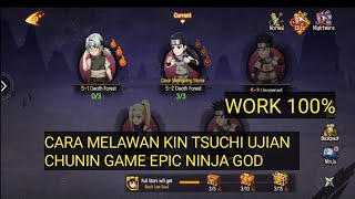 Cara Melawan Kin Tsuchi Ujian Chunin Chapter 4 Game Epic Ninja God screenshot 5