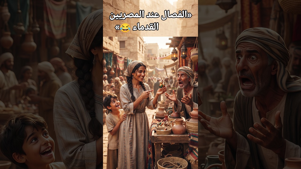 لما أمك تفاصل في مصر القديمة 😂
