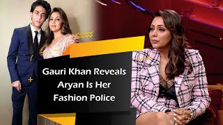 Gauri Khan Reveals Aryan Is Her Fashion Police