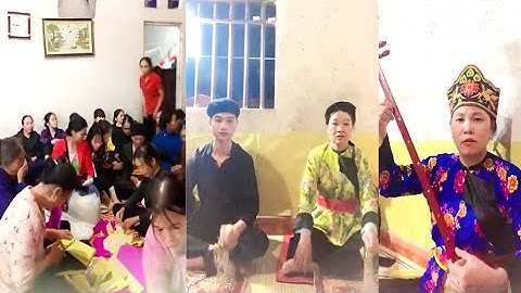 Then Hà : cùng con thớ hát then làm lễ rất hay, khán giả đếm xem rất đông, lễ đêm 30/10/2023 Al