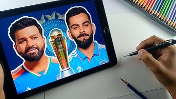Virat Kohli And Rohit Sharma | Outline Tutorial (Champions Trophy 2025)