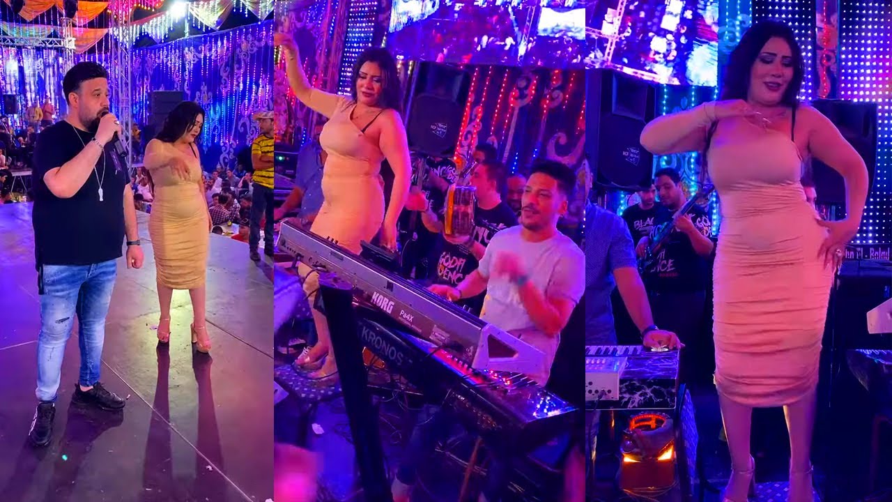 محمد منصور رايق اوي مع عادل صانوه والراقصة وعد مولعاها