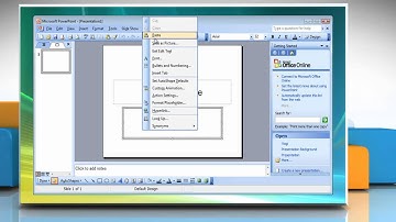 Microsoft® PowerPoint 2003: Add hyperlinks to presentation on Windows® Vista?