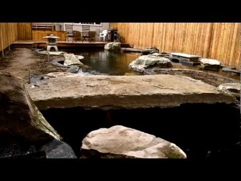 Pond Garden Construction Complete - YouTube