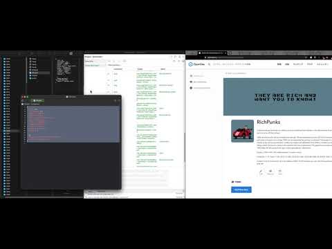 Autofill OpenSea form using Selenium IDE from your browser