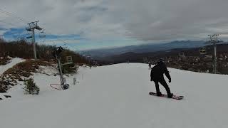 Beech Mtn : 1st Black Diamond Run!