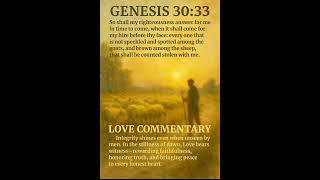 Genesis 30:33  #repentance #righteousness #sanctification #justification