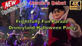 New frightfully fun parade 2017 with ursula & mickey | mickey's
halloween party disneyland