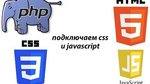как подключить css и javascript к html