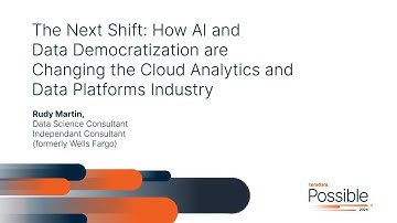 Possible 2024 LA: How AI and Data Democratization Are Changing Cloud Analytics and Data Platform