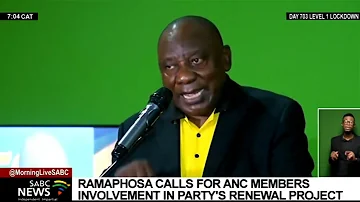 African National Congress president, Cyril Ramaphosa meets ANC structures in the Eastern Cape