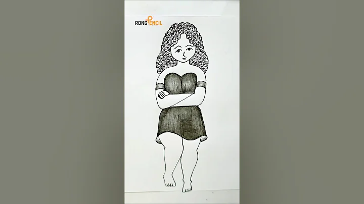 How to draw Girl | Easy girl drawing  #girldrawing #art  #drawing