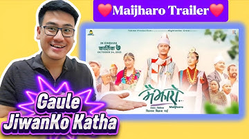 MAIJHARO | Movie Official Trailer 2025 | Dhiraj Magar, Miruna Magar, Deeya Pun ||😱Reactio Video😱||