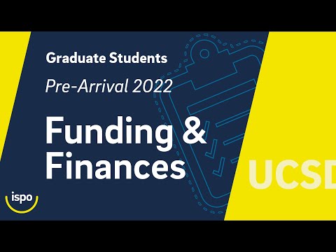 Pre-Arrival Webinar 2022: [Graduate] Student Funding