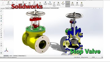 Solidworks Tutorial HP: Stop Valve Design by Solidworks