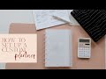 How To Setup A Half Letter Discbound Planner | Customize Agenda