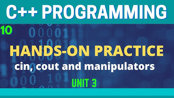 Hands-On Practice – Cin, Cout & Manipulators using DEV C++(Urdu/Hindi)