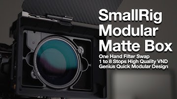 A Very Powerful Matte Box System | SmallRig Star-Trail Modular Matte Box VND Kit Review