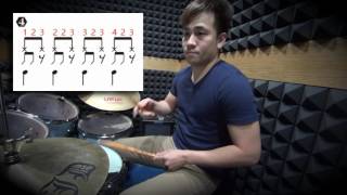 【教學】Shuffle節奏2 (TC Drum爵士鼓工作室--詹子樂老師)