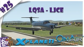 Lets Stream | X Plane 11 | LQSA - LJCE | On Air | Episode 25 screenshot 5