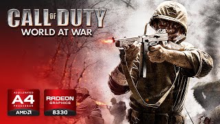 Call of Duty: World at War on Low End PC | AMD A4-5000 with Radeon HD 8330