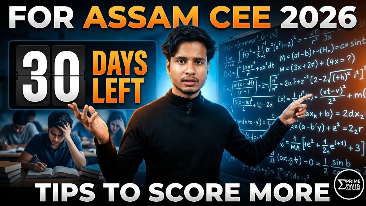 Last 30 Days - Roadmap to CEE 2026 | Tips to Score More | Prime Maths ...