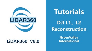 LiDAR360 V8 - Preprocessing | DJI L1、L2 Reconstruction LiDAR SoftwareTutorial