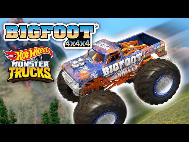 Hot Wheels Monster Trucks Bigfoot, Giant wheels, including