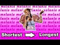 Melanie Martinez Songs Shortest to Longest (Crybaby Deluxe Edition)