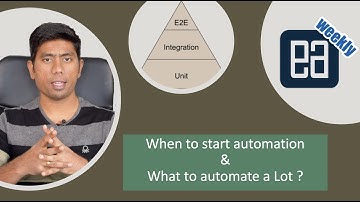 When to start automation testing and what to automate? (EA Weekly)