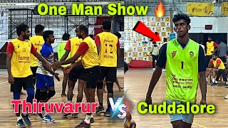 One Man Show 🔥 Aravindh | Thiruvarur Vs Cuddalore | Set - 1 | 600K Match