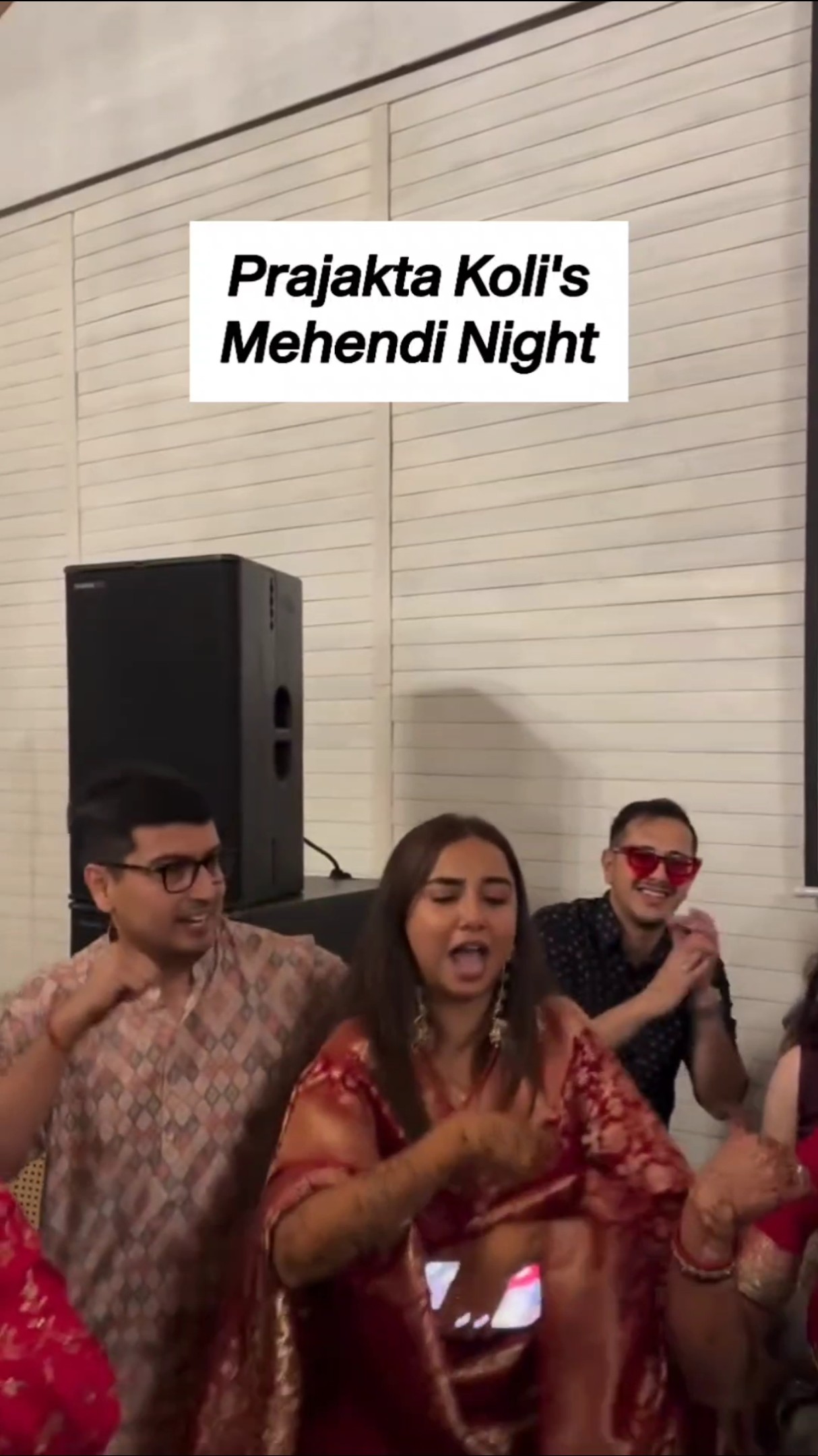 Prajakta Koli \u0026 Vrishank's DANCE At Their Mehendi Night ? | #shorts #wedding | @MostlySane