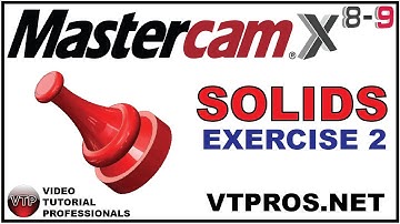 MASTERCAM X8-X9 SOLIDS. 2.5 - EXTRUDE CUT HOLES & LEVEL MANAGER - vtpros.net