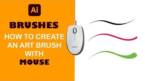 TUTORIAL HOW TO CREATE 3 TYPES OF ART BRUSH ON ADOBE ILLUSTRATOR (WITH MOUSE)