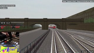 AVF- BVE 5- LONDON UNDERGROUND- BAKERLOO- ELEPHANT & CASTLE TO QUEEN'S PARK- DENSHA DE GO CONTROLLER