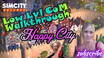 SimCity Buildit low lvl com walk through happy city