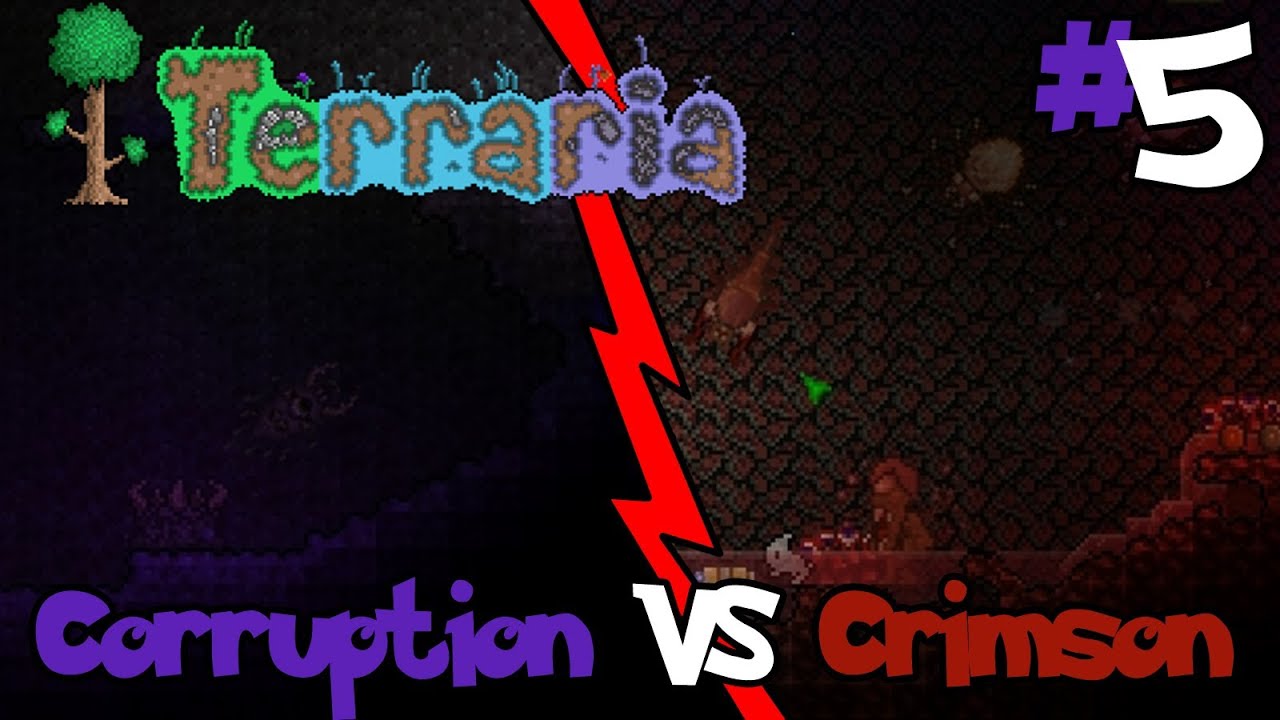 Terraria 1.2 Let's Play ITA Ep. 5 Corruption VS Crimson - YouTube