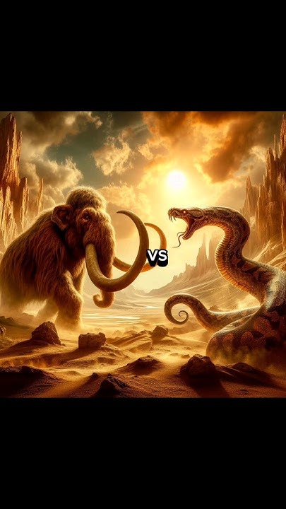 Epic Monsters Battle:Mammoth vs Animals vs Dinosaurs vs python vs lion ...