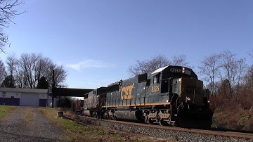 CSX W073 in Hi Def at Shenandoah Junction,WV on 11/20/13