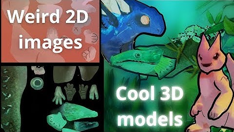 How to paint 3D creatures? - A blender Texturing tutorial for beginners