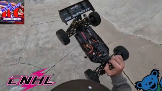 Serpent SRX8e GPS run - CNHL mini 1500mAH 3s LiPo - Plus S8 Park quick rip