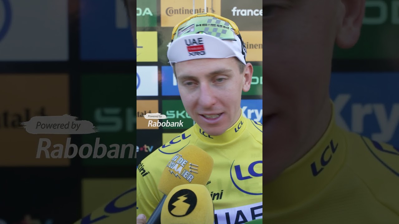 Tadej Pogacar wist nog niet wat zijn tijd op Alpe d’Huez was. Tot dit moment.