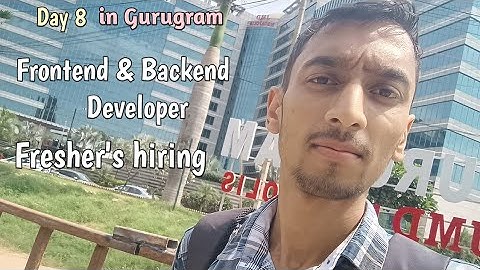 Day 8 Of Job Search In Gurugram | Job in Gurgaon, Noida Software Developer Jobs #jobs #vlog